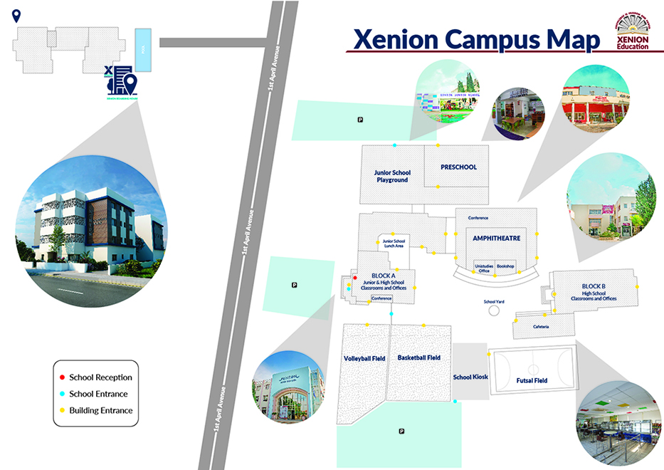 Xenion Campus Map