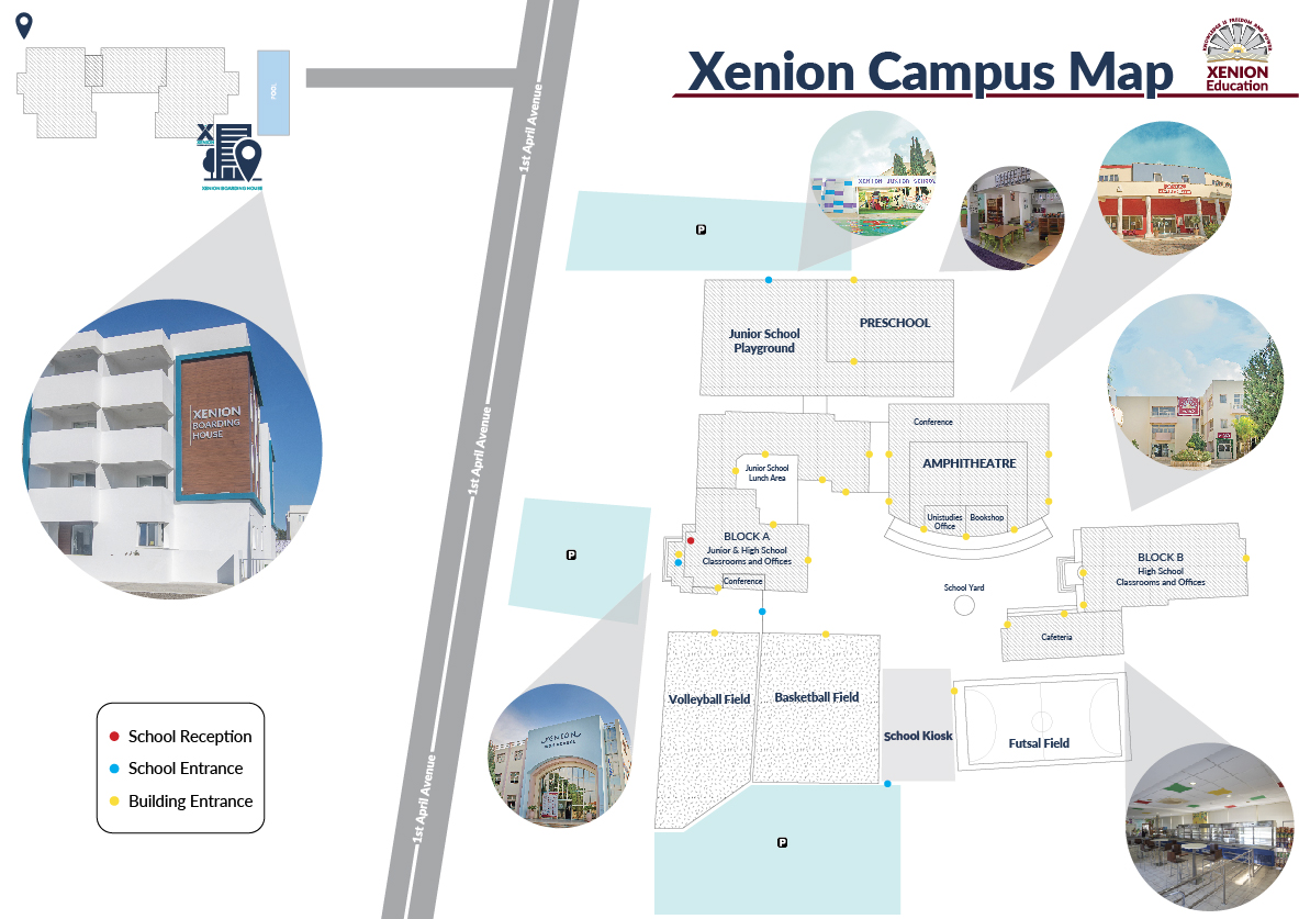 Xenion Campus Map